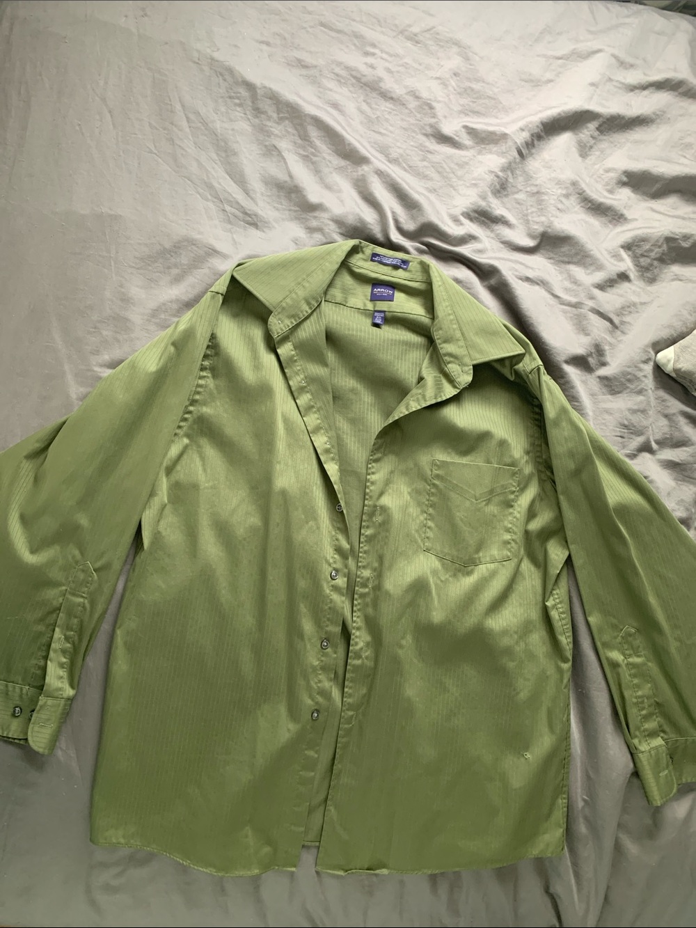Arrow Light Green Men's Dress Shirt